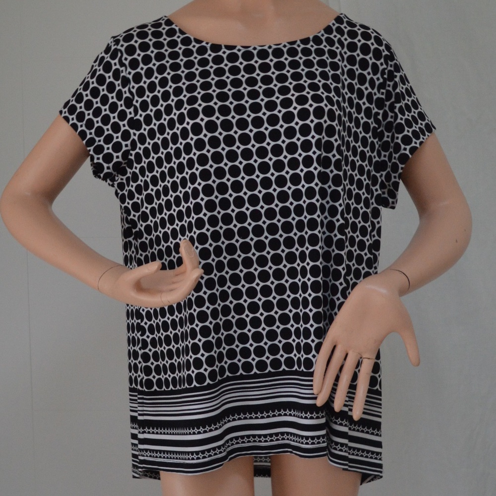 Chicos Print slingy casual shirt sz3 - Picture 1 of 6